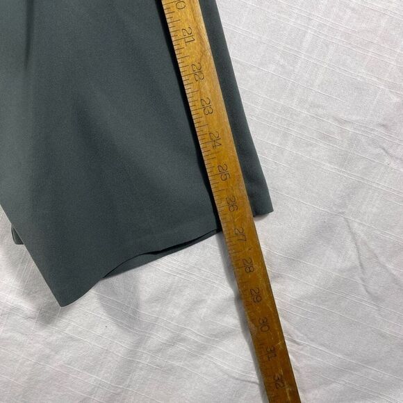 Athleta Green Pull On Straight Leg Stretch Trousers Endless Pants Size 20 - Picture 8 of 8